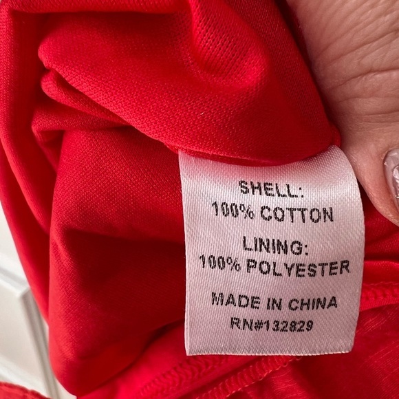 Superdown Red Ruffled Women's Mini Dress Size XXS Summer Party Cocktail BBQ - Picture 5 of 5